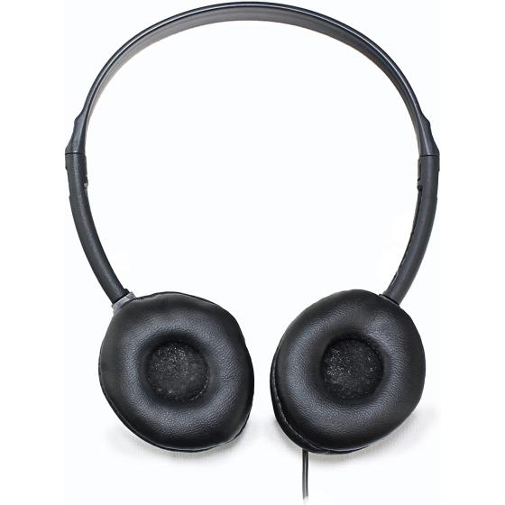 Soundnetic SN-313 25 Pack Classroom Over The Head Stereo Low Cost Headphones with Leatherette Earpads…