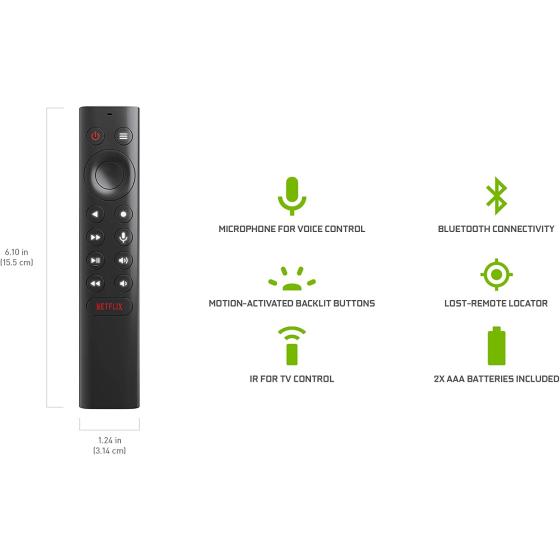 NVIDIA SHIELD Android TV Pro Streaming Media Player; 4K HDR movies， live sports， Dolby Vision-Atmos， AI-enhanced upscaling， GeForce NOW cloud gaming， Google Assistant Built-In， Works with Alexa