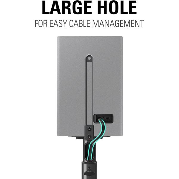 Mounting Dream Speaker Stands Height Adjustable for Satellite &amp; Small Bookshelf Speakers， Set of 2 Floor Stand Mount for Bose Polk JBL Sony Yamaha and Others - 11LBS Capacity MD5402