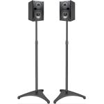 PERLESMITH Speaker Stands Height Adjustable 19.29-44.29 Inch with Cable Management， Hold Satellite Speakers and Small Bookshelf Speakers up to 9lbs -1 Pair