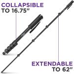 Altura Photo 62-Inch Camera Monopod - Heavy Duty Monopod for Cameras Canon， Nikon &amp; Sony Mirrorless &amp; DSLR， Steady Photography Monopod， Easy to Carry &amp; Portable Monopod Lightweight w/Pouch