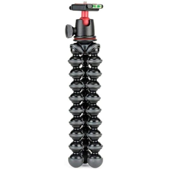 Joby JB01507 GorillaPod 3K Kit. Compact Tripod 3K Stand and Ballhead 3K for Compact Mirrorless Cameras or Devices up to 3K (6.6lbs). Black/Charcoal.
