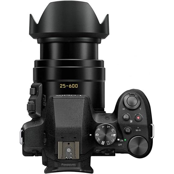 Panasonic LUMIX FZ300 Long Zoom Digital Camera Features 12.1 Megapixel， 1/2.3-Inch Sensor， 4K Video， WiFi， Splash &amp; Dustproof Camera Body， LEICA DC 24X F2.8 Zoom Lens - DMC-FZ300K - (Black) USA