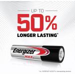 Energizer AA Batteries， Max Double A Battery Alkaline， 24 Count