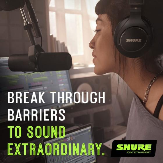Shure SM7B Vocal Dynamic Microphone for Broadcast， Podcast &amp; Recording， XLR Studio Mic for Music &amp; Speech， Wide-Range Frequency， Warm &amp; Smooth Sound， Rugged Construction， Detachable Windscreen - Black