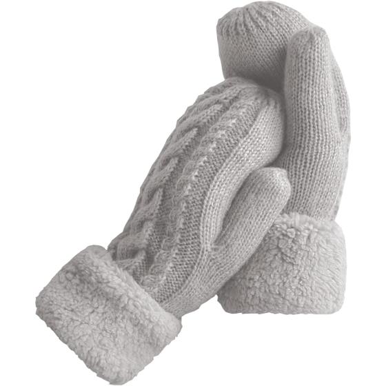 Women's Winter Gloves Warm Lining - Cozy Wool Knit Thick Gloves Mittens
