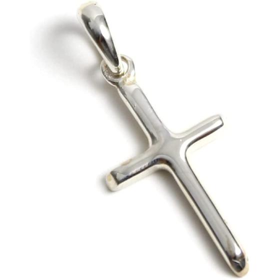 COSUMOSU Cross 925 Sterling Silver Pendant Charm for Necklace for Men and Women