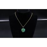 Eternal Rose Necklace - 24k Gold Dipped Rose Women's Pendant Necklace - Gift for Her