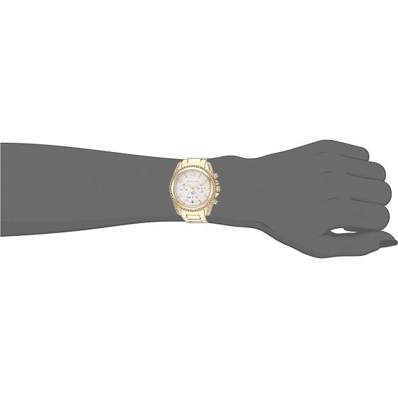 Michael Kors Blair Chronograph Stainless Steel Watch with Glitz Accents