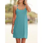 ANRABESS Women’s Summer Casual Sleeveless Sun Dress Beach Cover Up Swing Tank Mini Dresses Swimsuit