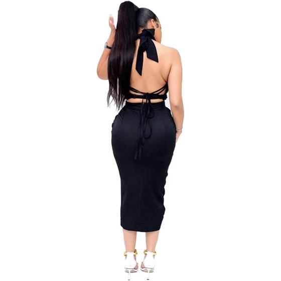 Mintsnow Women's Casual High Waist Ruched Maxi Skirts Elegant Ruffle Pencil Bodycon Long Skirts Business