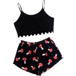 SheIn Women's Cute Cartoon Print Cami Top and Shorts Pajama Set
