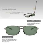 SUNGAIT Ultra Lightweight Rectangular Polarized Sunglasses UV400 Protection