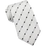 Luckyvestir Men's 3.15" Stripe Ties Classic Check Silk Business Necktie for Husband Father Valentine's day Father's Day Gift