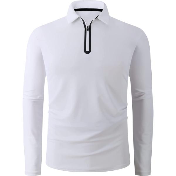 Alex Vando Mens Golf Shirt Moisture Wicking Quick-Dry Short Sleeve Casual Polo Shirts for Men