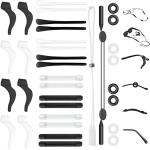 Glasses Strap Eyeglass Holder Glasses Ear Cushion Glasses Ear Grip Hook 6types 10styles 18pairs 34pcs Sunglasses Strap Anti Slip Eyewear Retainer mingbuy (34)