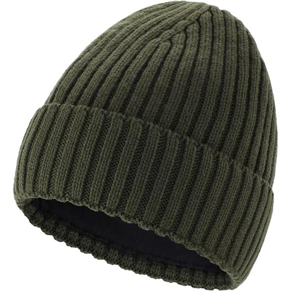 Connectyle Classic Men's Warm Winter Hats Thick Knit Cuff Beanie Cap with Lining