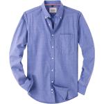 Alimens & Gentle Men's Solid Oxford Shirt Long Sleeve Button Down Shirts with Pocket