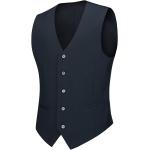 Cooper & Nelson Men's Suit Slim Fit, 3 Piece Suits for Men, One Button Solid Jacket Vest Pants with Tie, Tuxedo Set