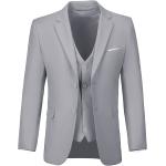 Furuyal Men's Suits 3 Piece Slim Fit Suit Set,Two Button Wedding Business Tuxedo Solid Blazer Jacket Vest Pants with Tie