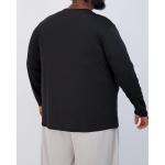 3 Pack: Men’s Big & Tall Tech Stretch Long-Sleeve & Short-Sleeve Dry-Fit T-Shirt