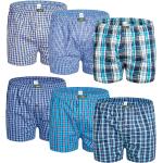 HAOSHIHE Mens cotton boxer shorts, woven boxer briefs for men with classic fit 4 pack