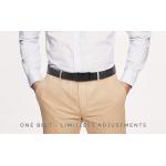 CHAOREN Ratchet Belt for men - Mens Belts Leather 1 3/8" for Dress Pants - Micro Adjustable Belt Fit Everywhere