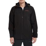 Acmelogy Men's Fleece Lined Softshell Jacket with Detachable Hood, Waterproof, Breathable, 8000mm/5000gm, YKK Zipper