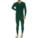 Thermajohn Long Johns Thermal Underwear for Men V Neck Fleece Lined Base Layer Set for Cold Weather