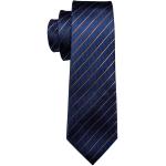 Barry.Wang Stripe Men Ties Set Classic WOVEN Necktie with Handkerchief Cufflinks Formal