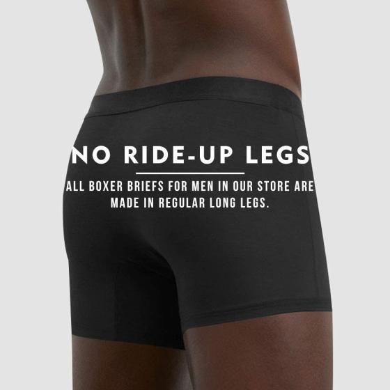 5Mayi Men's Underwear Boxer Briefs Cotton Regular Long Mens Boxer Briefs Underwear Men Pack S M L XL XXL