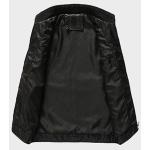 Youhan Men's Casual Zip Up Slim Bomber Faux Leather Jacket