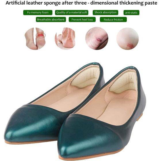 Heel Grips Liner Cushions Inserts for Loose Shoes, Heel Pads Snugs for Shoe Too Big Men Women, Filler Improved Shoe Fit and Comfort, Prevent Heel Slip and Blister (4 Pairs) (Pale Apricot+Black)