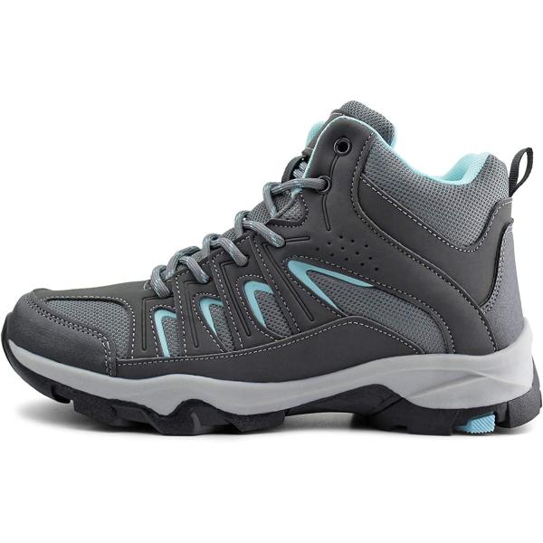 JABASIC Womens Mid Hiking Boots Lightweight Outdoor Trekking Shoes