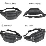 Fanny Pack Outdoor travel leather Fanny pack,Cowhide Leather Large Size 7 Pockets waist bag.Suitable for outdoor mountaineering, travel, camping, cycling, running, etc.