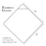 2 Pack Premium Bamboo Baby Bath Towel - Ultra Absorbent - Ultra Soft Hooded Towels for Babies,Toddler,Infant - Newborn Essential -Perfect Baby Registry Gifts for Boy Girl
