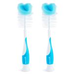 Munchkin Sponge Bottle Brush, 2 Pack, Grey