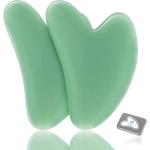 Jocule [2-Pack] Gua Sha Facial Tools, Unbreakable Natural Guasha Tool for Face, Upgrade Gua Sha Stone, Face Sculpting Tool, Gua Sha Massager Tool, for Face/Leg/Foot Skin Care Massage, for Body SPA.