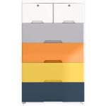 Plastic Dresser Storage 6 Drawers Dressers Storage Cabinet Tall Dresser for Clothes Plastic Drawer Dresser for Bedroom