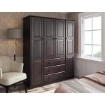 Palace Imports 100% Solid Wood Family Wardrobe/Armoire/Closet, White. 3 Clothing Rods Included. NO Shelves Included. Optional Shelves Sold Separately. 60.25" w x 72" h x 20.75" d