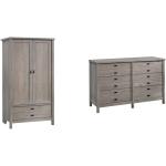 Sauder Cottage Road Armoire, L: 32.44" x W: 21.73" x H: 59.17", Mystic Oak finish