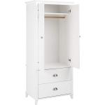 Prepac Yaletown 2 Door Armoire， 21"D x 31.5"W x 72"H， White