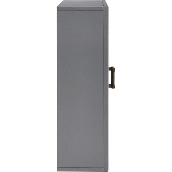 Crosley Furniture Tara Bathroom Wall Cabinet， Vintage Gray
