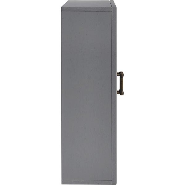 Crosley Furniture Tara Bathroom Wall Cabinet， Vintage Gray