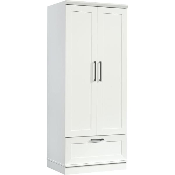 Sauder Homeplus Wardrobe， Soft White finish