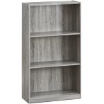 Furinno Basic 3-Tier Bookcase Storage Shelves， French Oak Grey