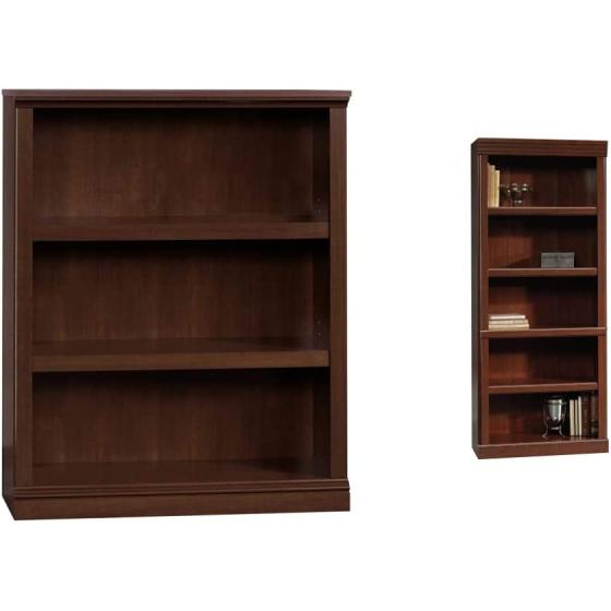 Sauder Select Collection 3 Shelf Bookcase， Select Cherry finish