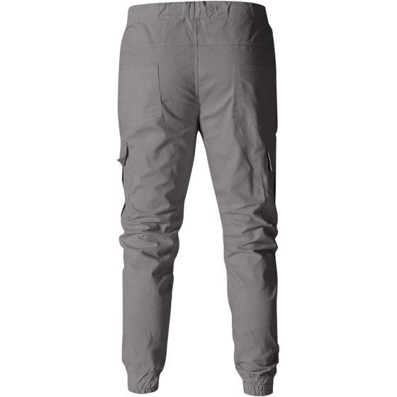 Men Outdoor Cargo Pant Lightweight Tactical Pant Hiking Jogger Classic Fit Multi Pockets Running Hiking Trousers