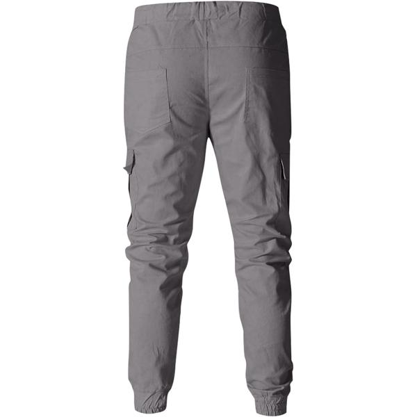 Men Outdoor Cargo Pant Lightweight Tactical Pant Hiking Jogger Classic Fit Multi Pockets Running Hiking Trousers