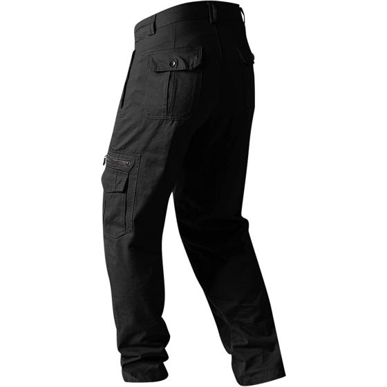 Men's Hiking Cargo Pants with Pockets Straight Joggers Cargo Work Pants for Men Solid Color Outdoor Work Trousers